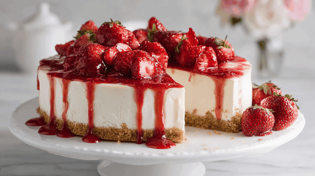 生クリームなしのチーズケーキ