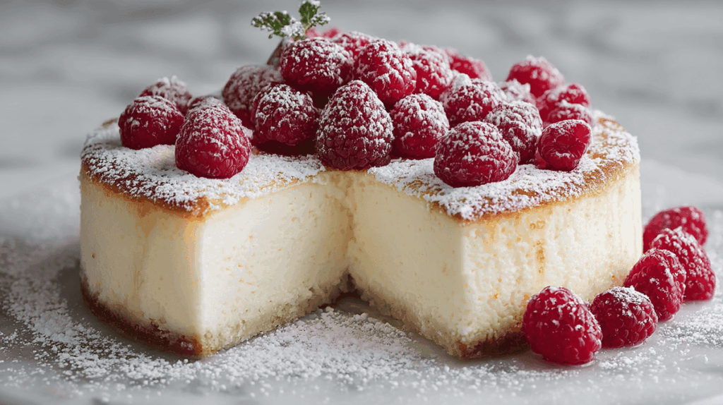 生クリームなしのチーズケーキ