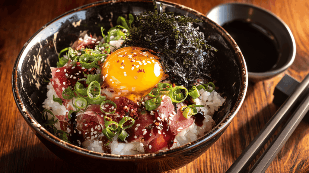 生ハム丼
