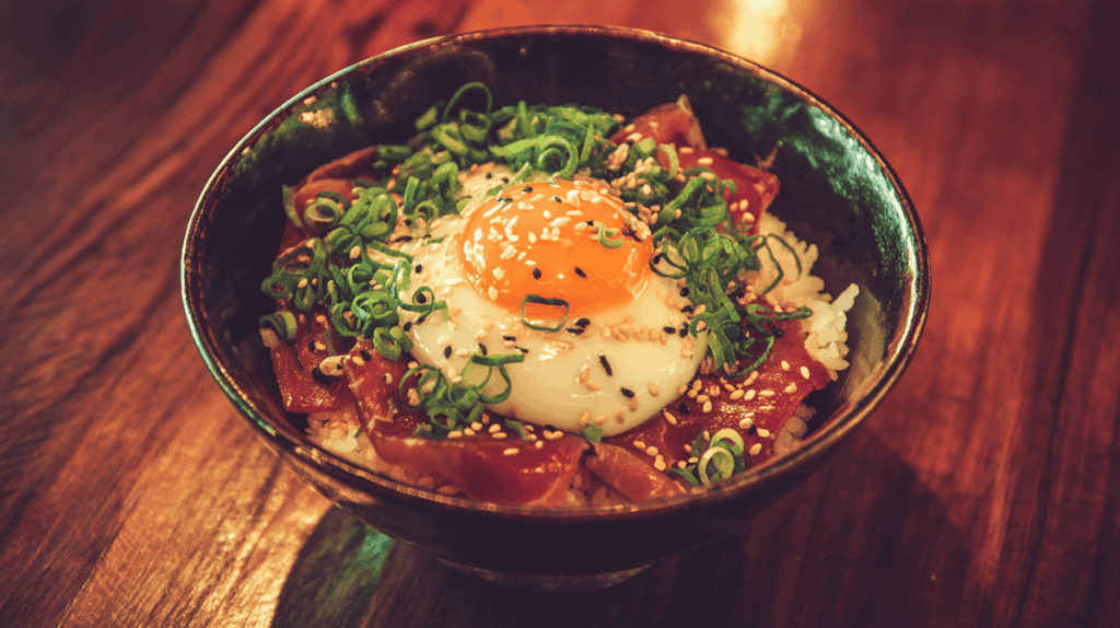 生ハム丼