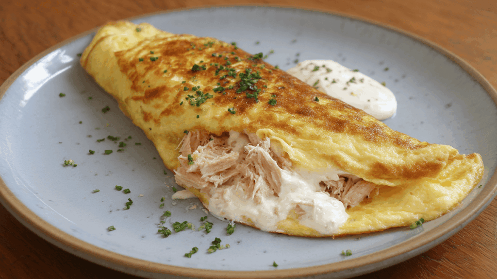 チーズ入りツナのオムレツ