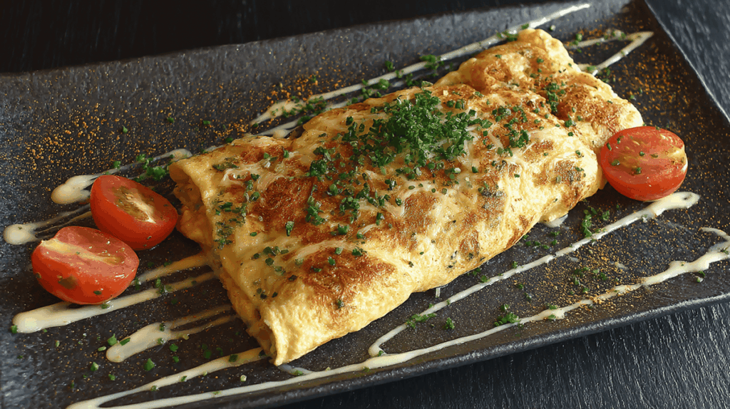 チーズ入りツナのオムレツ