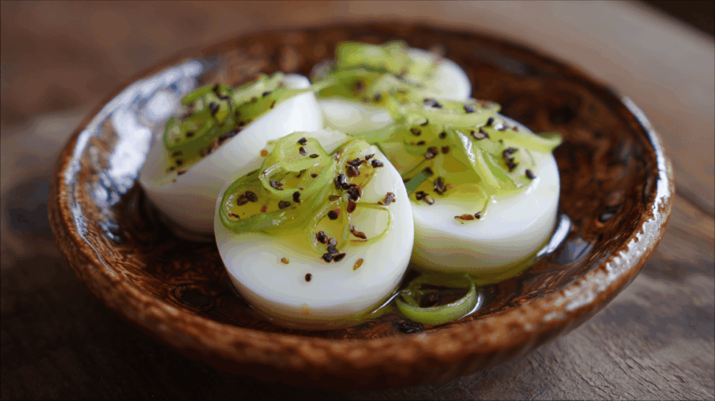 モッツァレラチーズのめんつゆ漬け